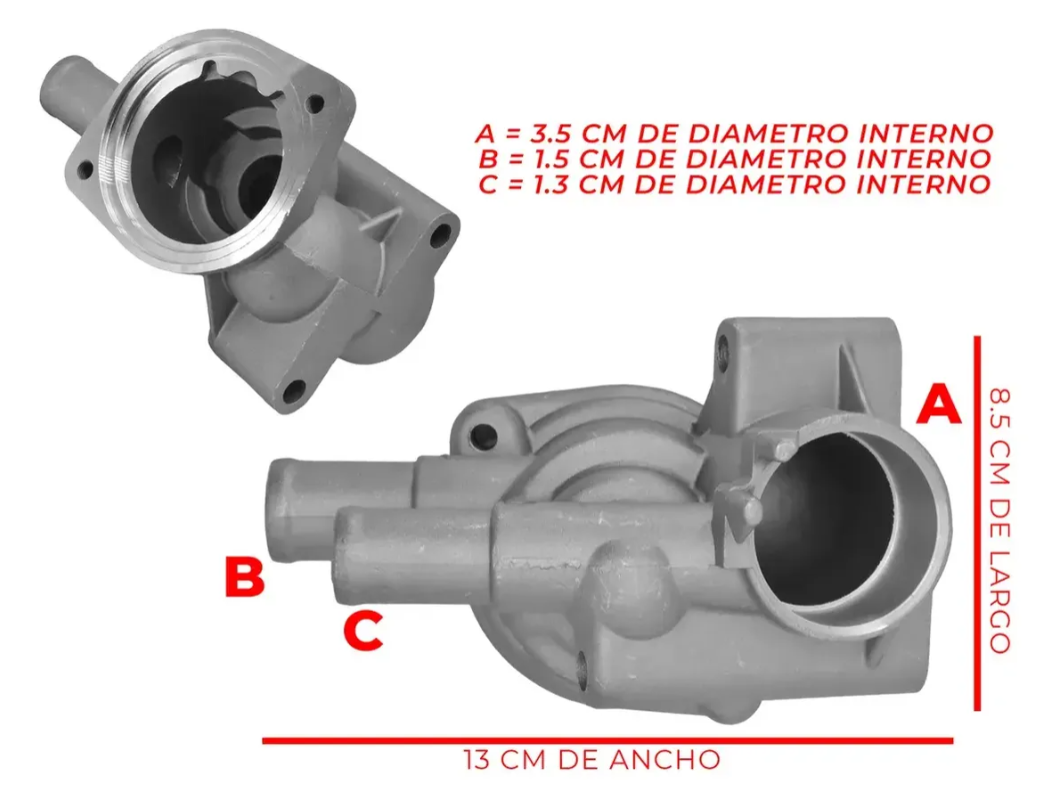 Toma De Agua Con Housing Y Termostato Para Honda Civic 1.6l 96-00
