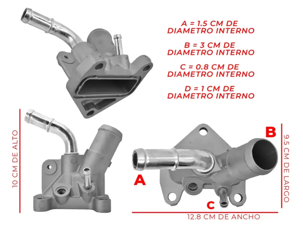 Toma De Agua Para Honda Accord 08-12 Cr-v 10-11 Civic 12-15