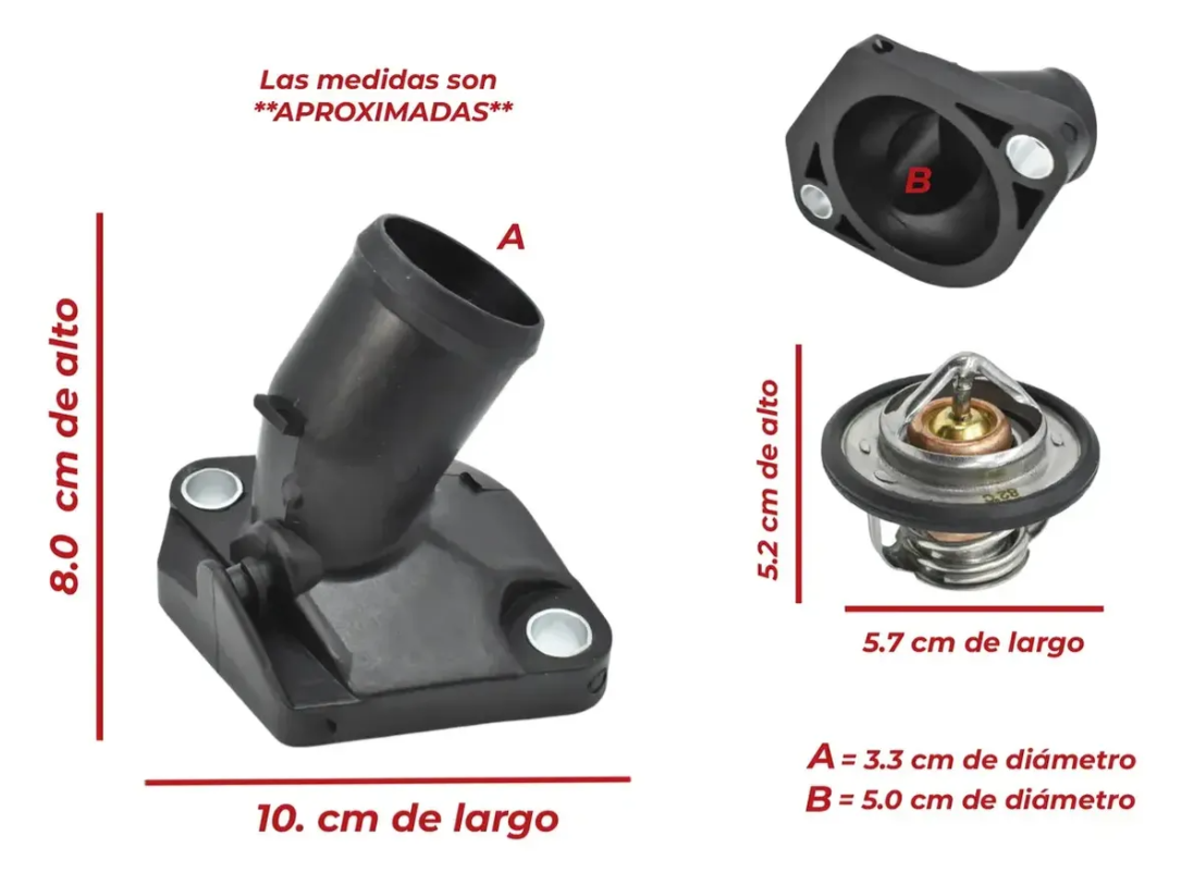 Toma De Agua Con Termostato Para Nissan Versa Note March 1.6l