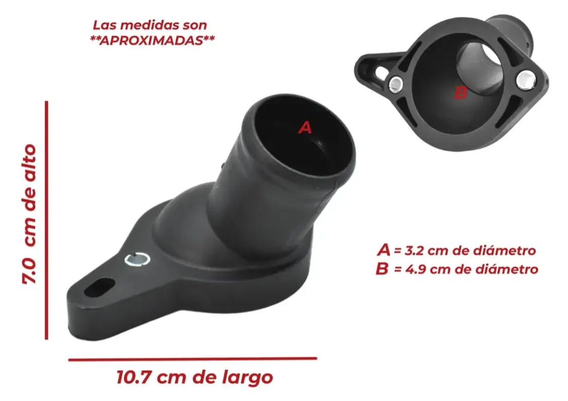 Toma De Agua Para Dodge Attitude 1.2l 2015-2022