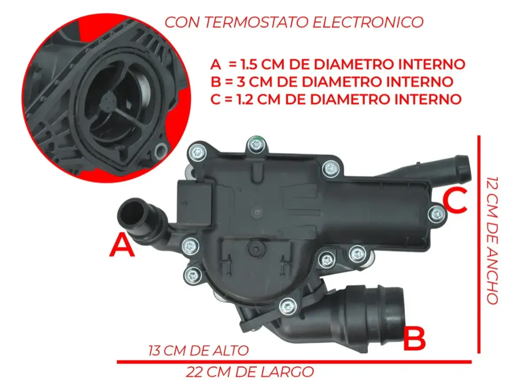Toma De Agua Con Termostato Electrónico Para kia K5/Sorento/Sportage