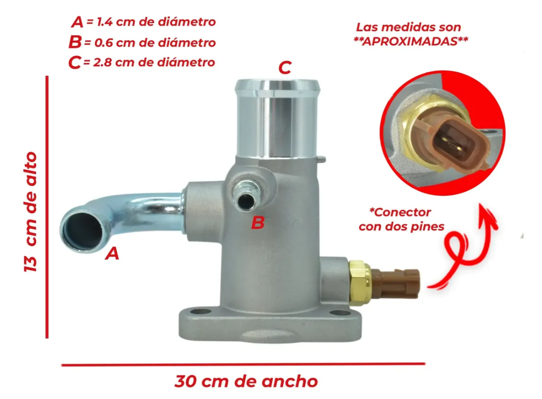 Toma De Agua Con Sensor Para Suzuki Swift 1.5l 2007-2011