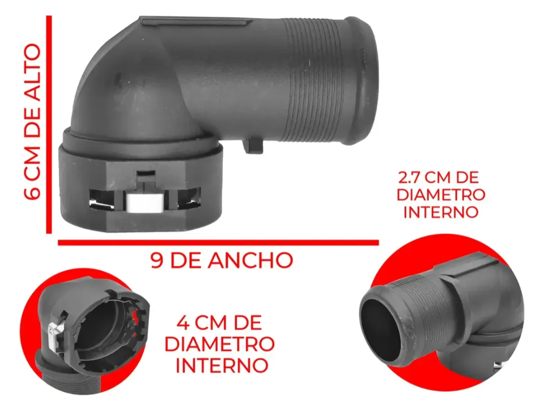 Conector Manguera Radiador Inferior Para Sonata Tucson