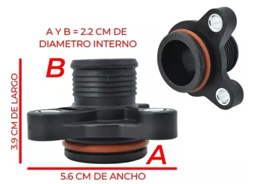 Base Y Brida Para Manguera De Termostato BMW N20 N54 N52 N55