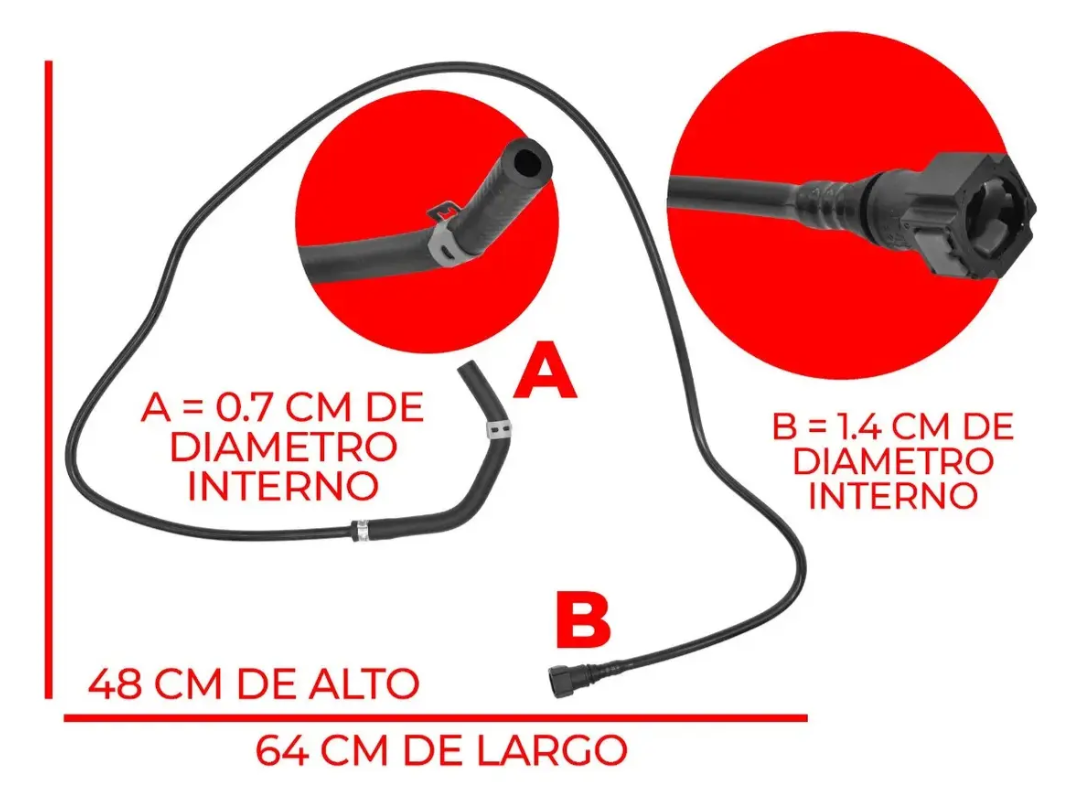 Manguera Deposito Anticongelante Para Ford Fiesta 1.6l 11 15