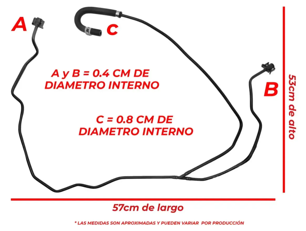 Manguera Deposito Anticongelante Para Ford Escape 2.5l 2013-2016
