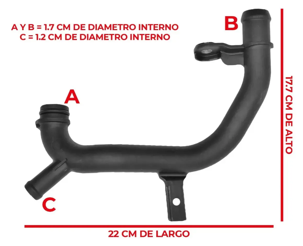 Tubo De Refrigeración Volkswagen Para Jetta Passat Y Tiguan