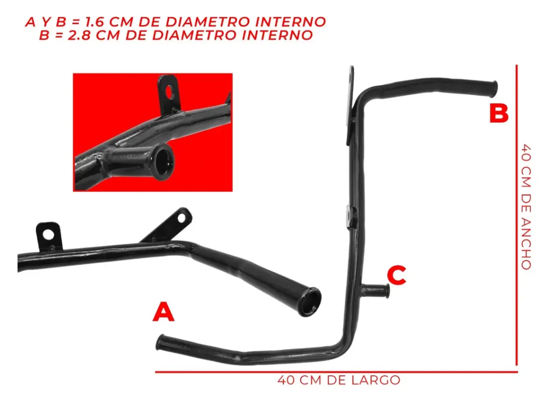Tubo Calefacción Para Ford Ranger 2.3l 2001-2008