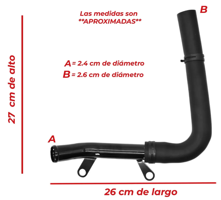 Tubo Radiador Con Manguera Para Chevrolet Matiz 1.0l 2006-2016