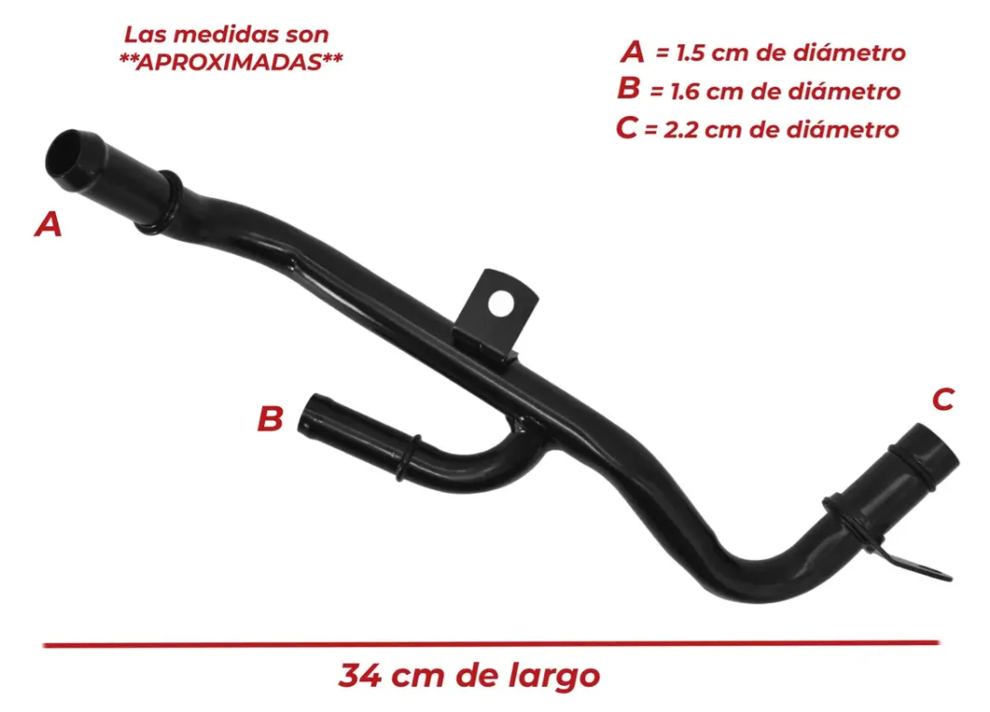Tubo Enfriamiento Calefacción Para Ford Windstar 3.8l 1996-1998