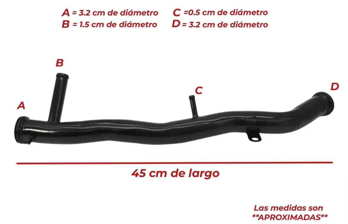 Tubo Calefacción Para Honda Accord 2.3l 1998-2002