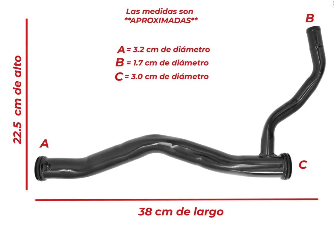 Tubo Calefacción Para Honda Accord 3.0l 1998-2002