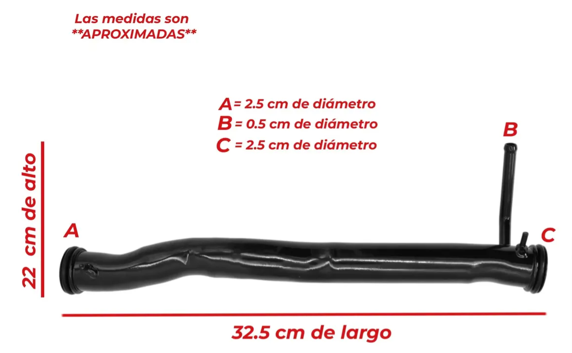 Tubo Calefacción Para Honda Civic 1.6l 96-00 Transmisión Auto