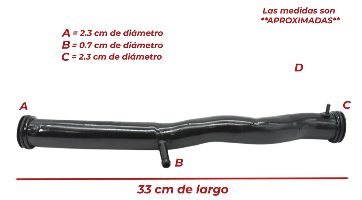 Tubo Calefacción Para Honda Civic 1.6l 2096-2000 Transmisión Manual