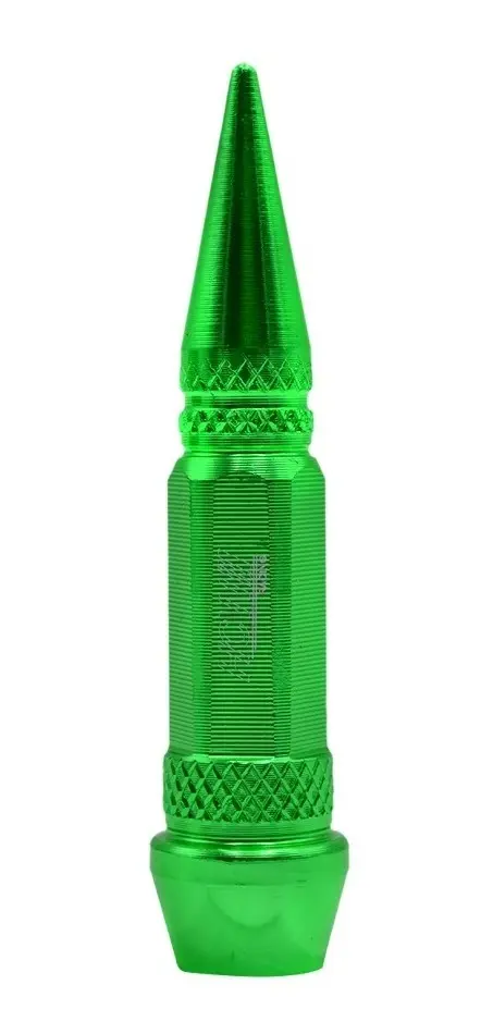 Tapones Válvula Picos Llanta Juego 4 Pzs Verde