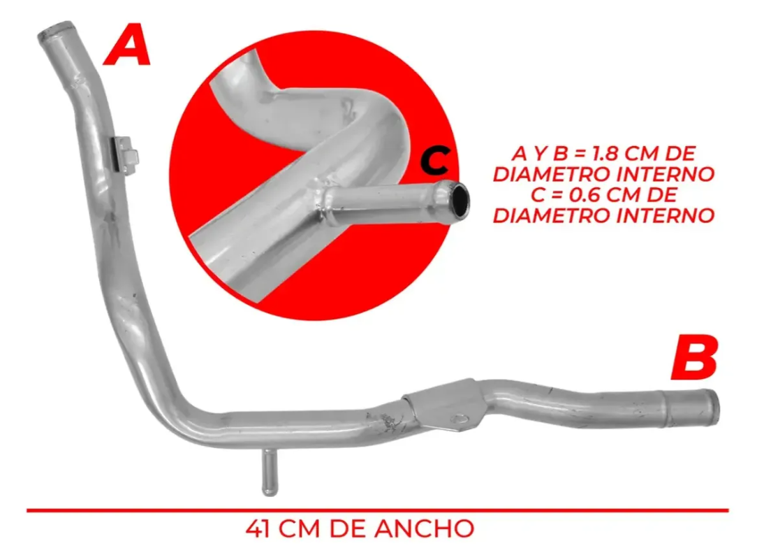 Tubo Calefacción Para Forte 2.0l 2014-2018 Y Soul 2.0l 2012-2019