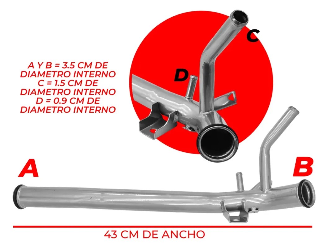 Tubo Calefacción Para Mitsubishi Outlander Lancer Eclipse 2.4l