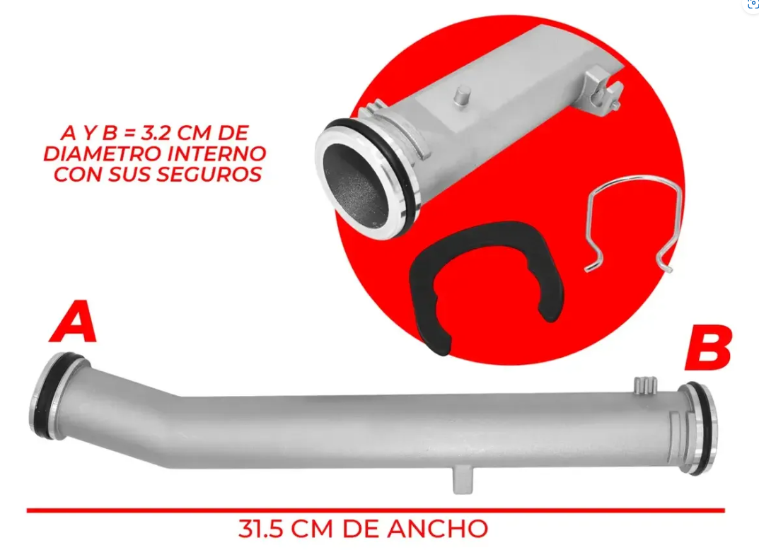 Tubo Calefacción Para Vw Crossfox Gol Polo Saveiro 1.6l