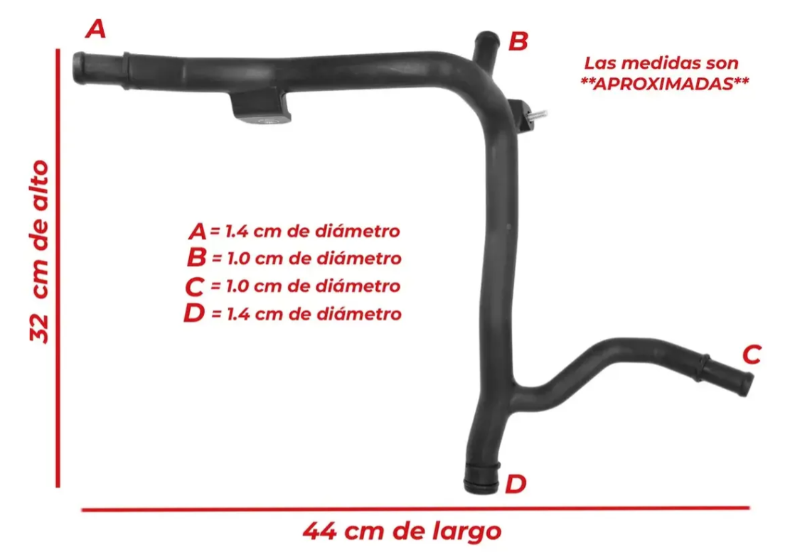 Tubo Refrigeración Para Vw Jetta 2.0l 2011-2015