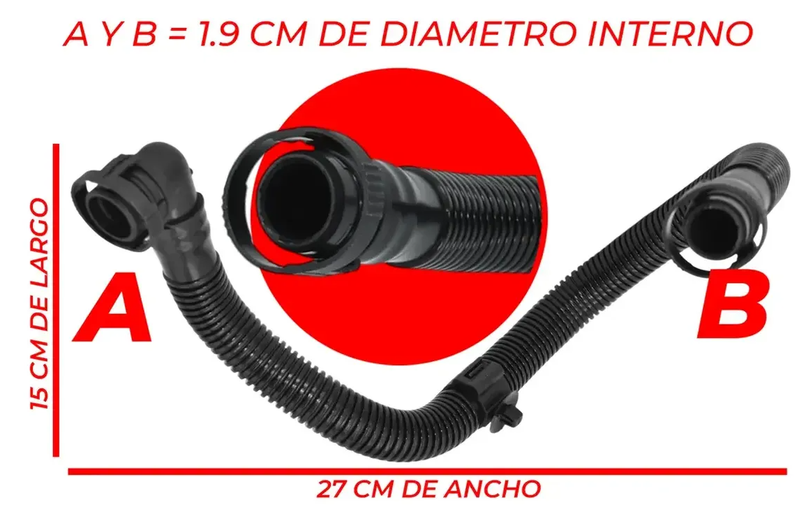 Manguera Pcv Para Vw Jetta Bora Passat Gtt 2.0l 06-08