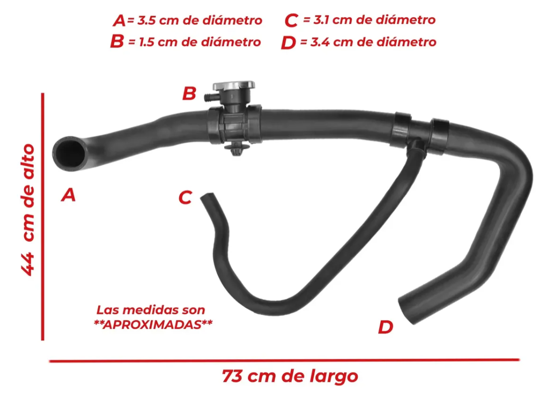 Manguera Radiador Superior Para Jeep Compass Patriot 2.0l 2.4l