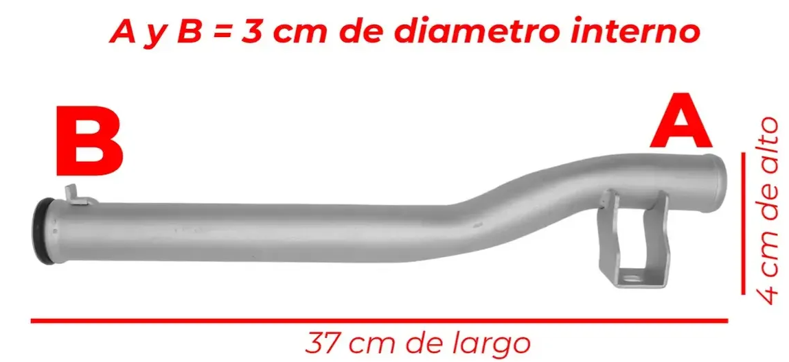 Tubo Calefacción Para kia Rio Y Para Dodge Attitude 1.6l 06-11