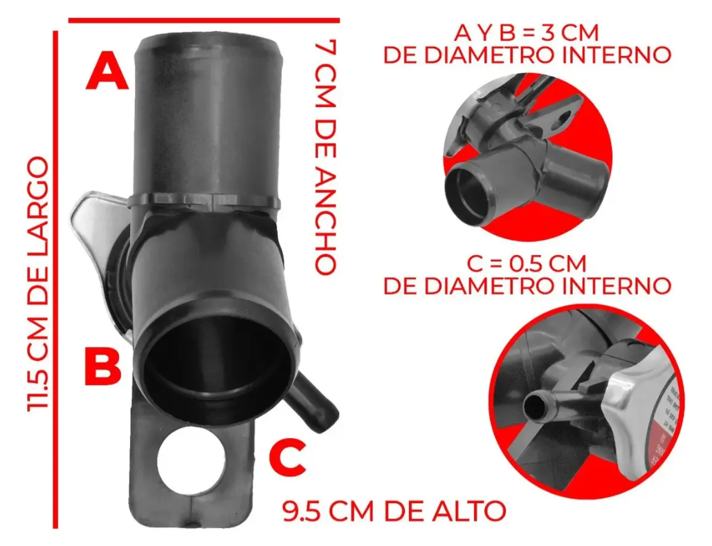Toma De Agua Para Suzuki Grand Vitara 2.4l 2009-2013 Con Tapón