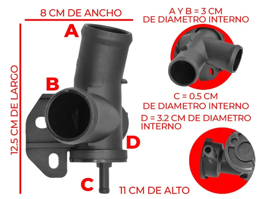 Toma De Agua Radiador Para Nissan Altima 2.5l 2007-2017