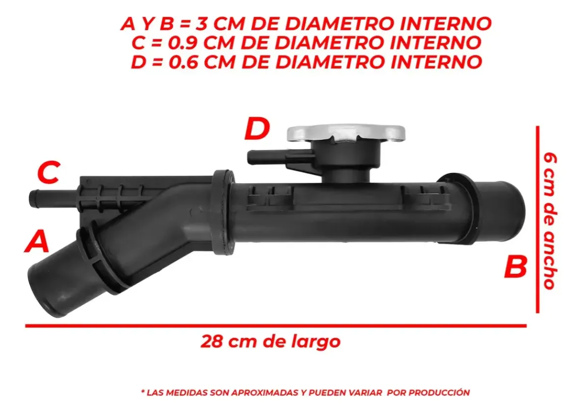 Toma Llenado Radiador Para Mazda 3 2.0l 21-22 Cx-30 2.5l 22-23