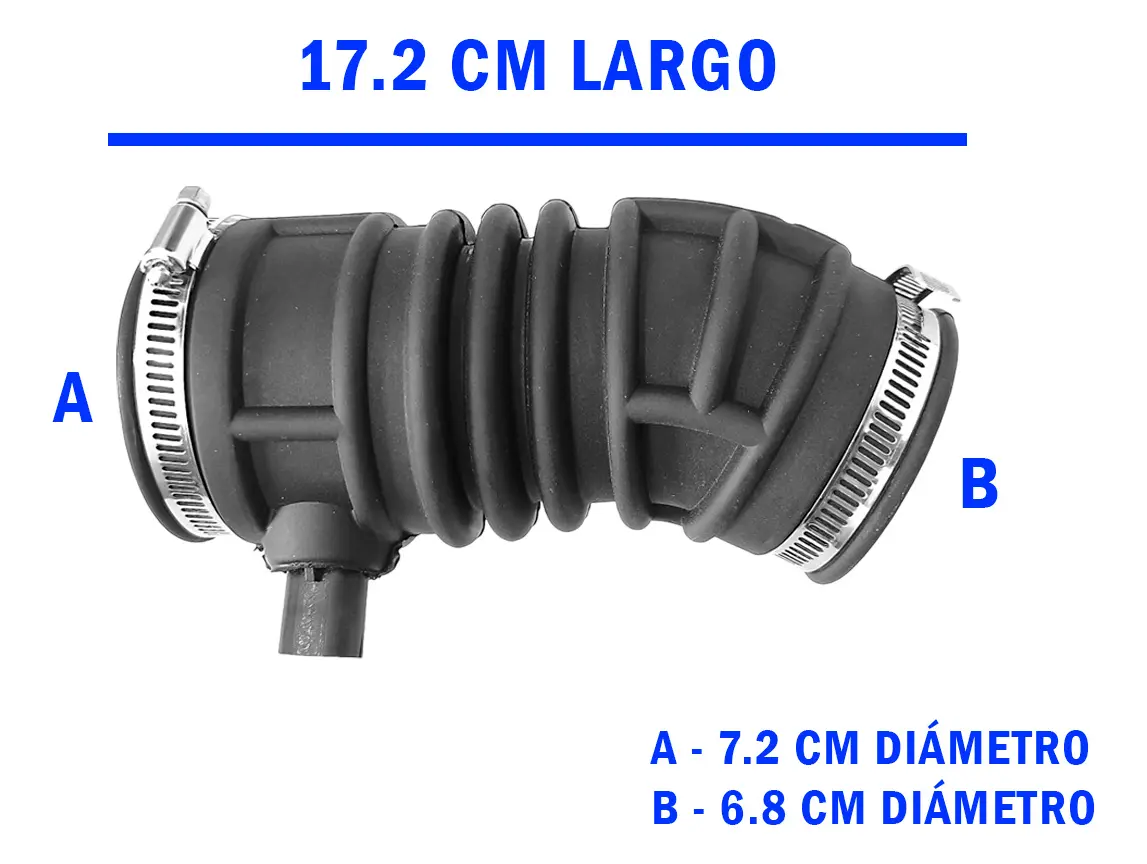 Manguera Toma Filtro Aire Con Sensor Para Chevy 1.6l 1996-2012