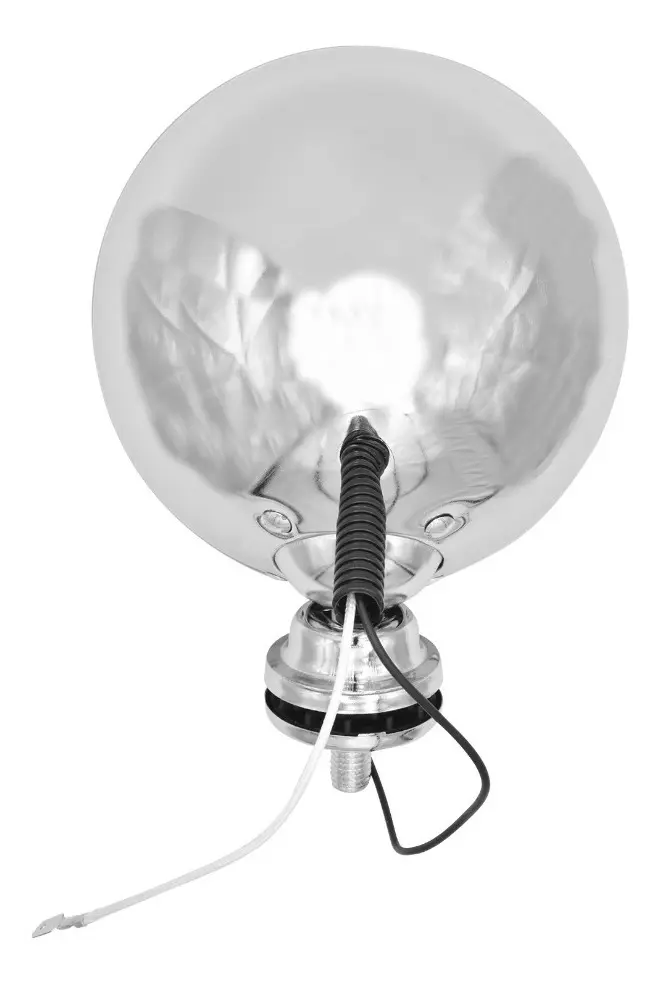 Par Faros Auxiliares Niebla 6 Pulgadas Blanco Grande Base Metal
