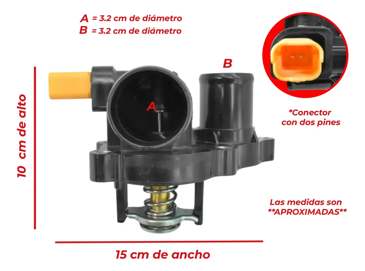 Toma De Agua Termostato Electrónico Para Territory 1.8 21-25
