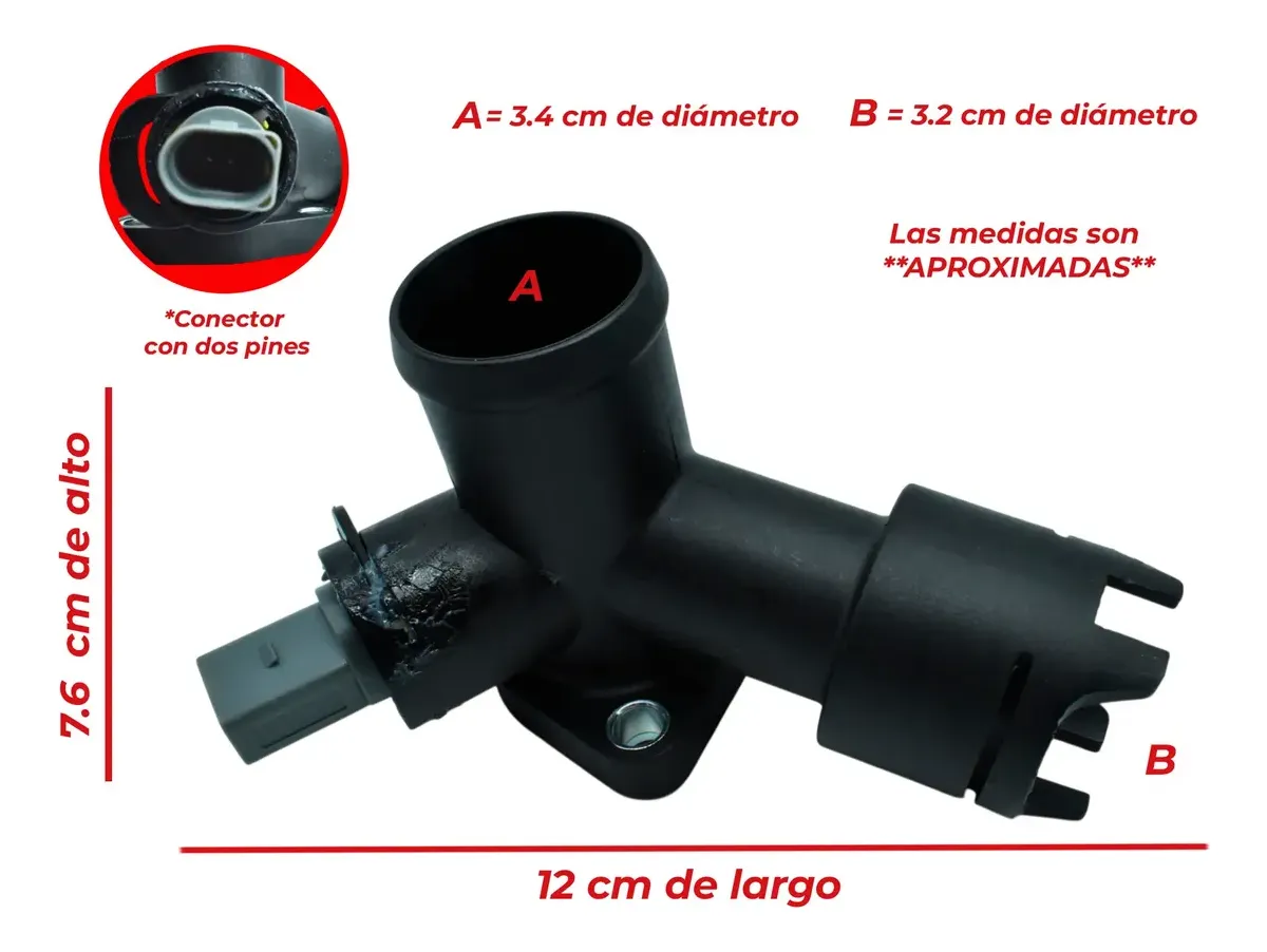 Toma De Agua Con Sensor P/vw Touareg, Cc, Passat 3.6l 09-24