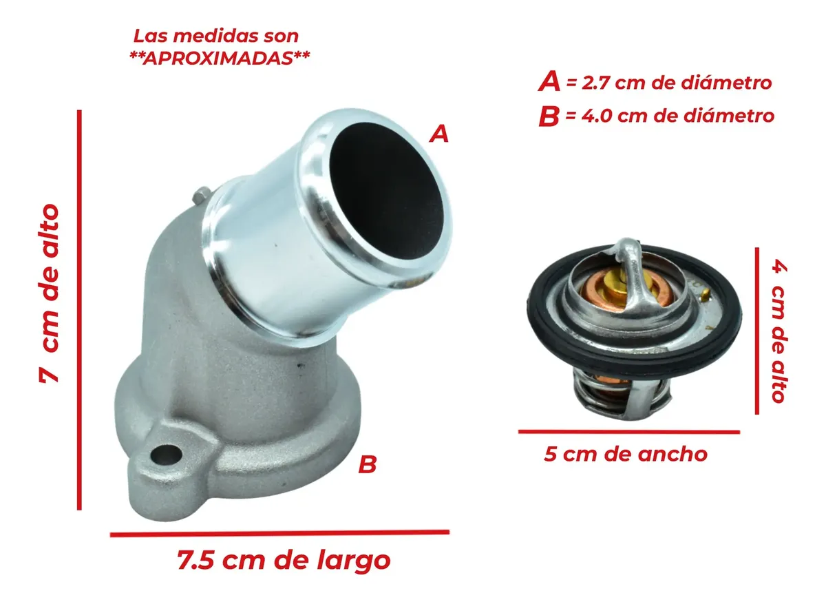 Toma De Agua Con Termostato P/chevrolet Groove 1.5l 22-25