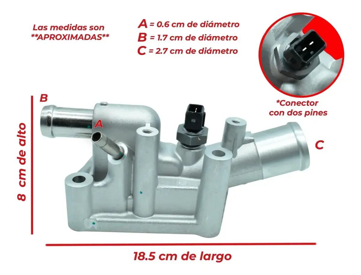 Toma De Agua Para Chevrolet Groove 1.5l 2022-2025
