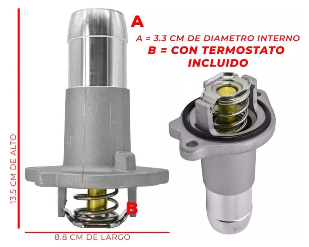 Toma De Agua Con Termostato Para Chevrolet Colorado 2.8L 04-06