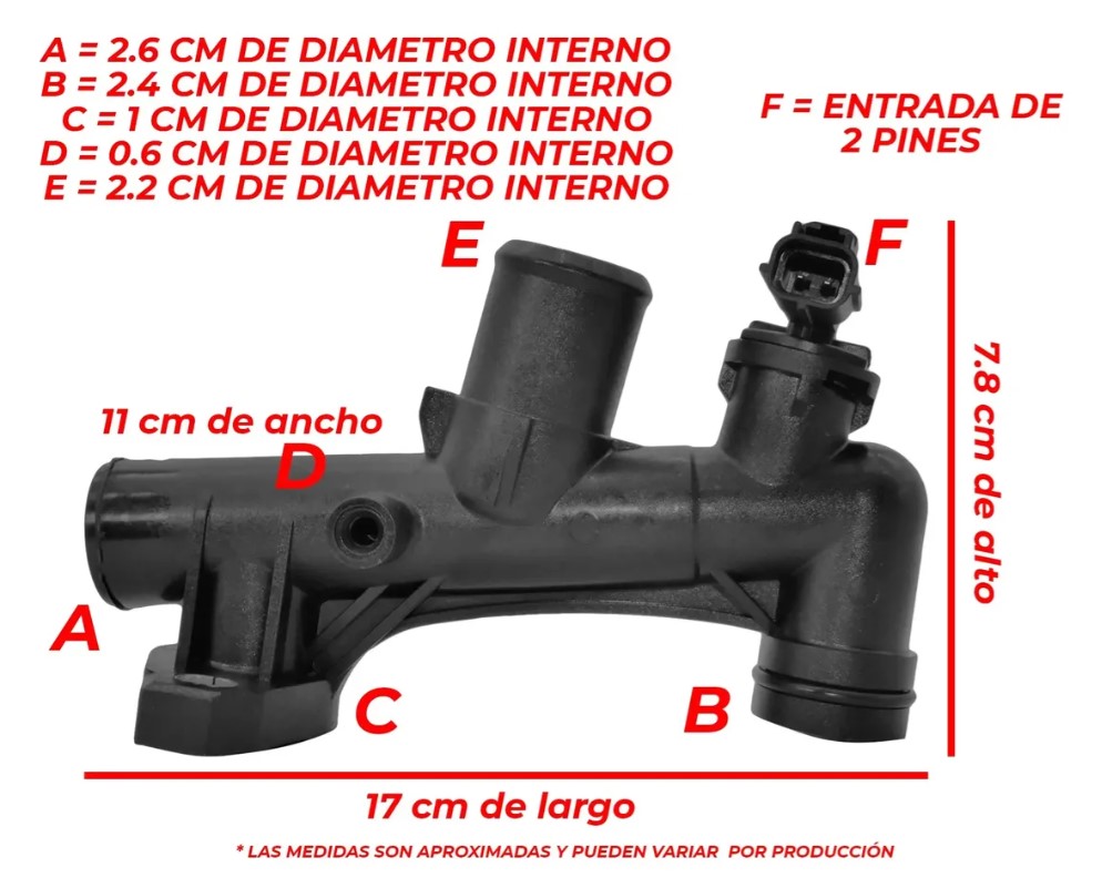 Toma De Agua Con Sensor Para Ford Escape Fusión Taurus 3.0L